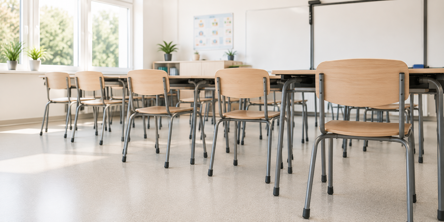 Concentratie in de klas verbeteren: de rol van geluidreductie aan stoelpoten