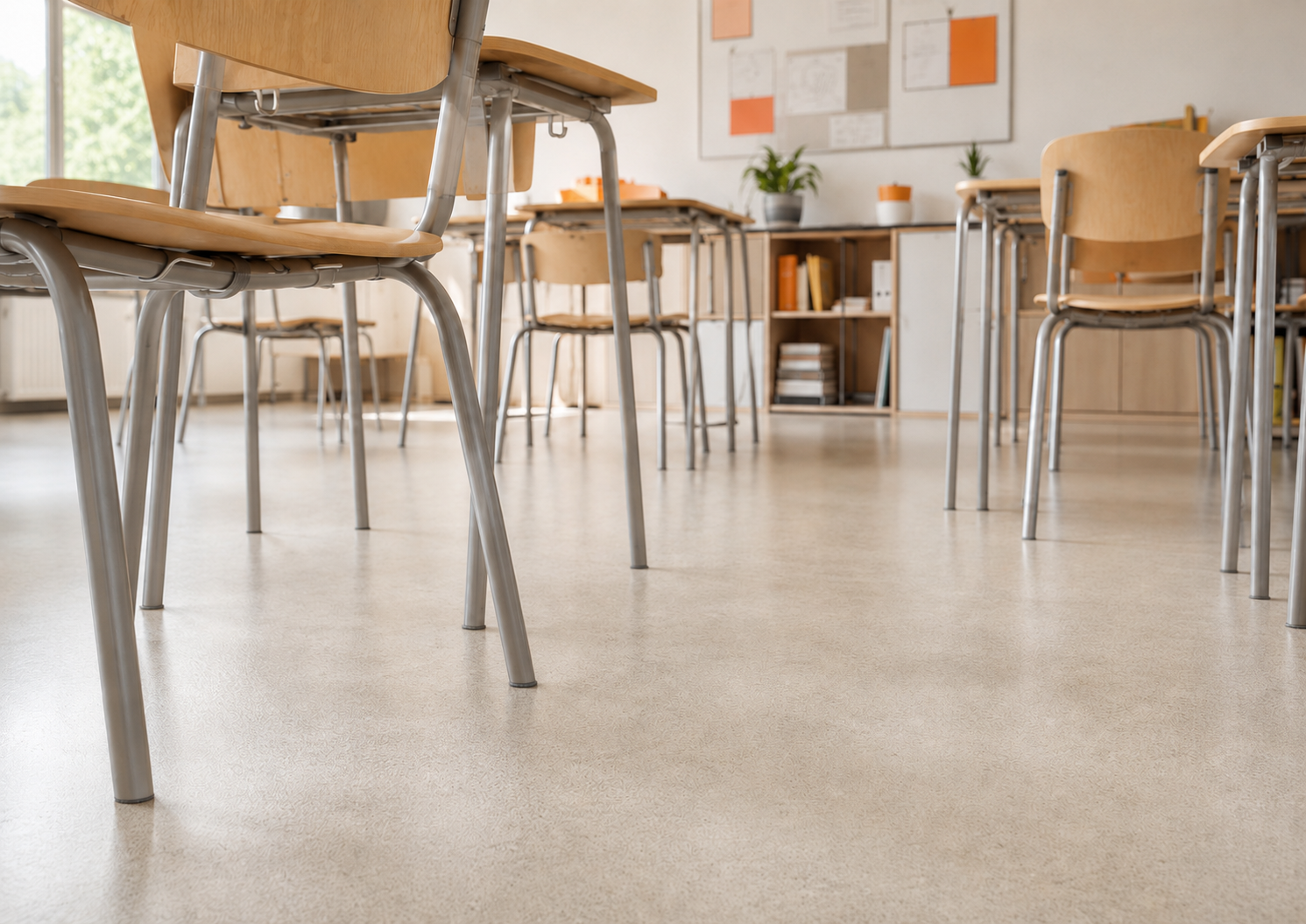 Minder lawaai in de klas: stoelpootdoppen als akoestische oplossing