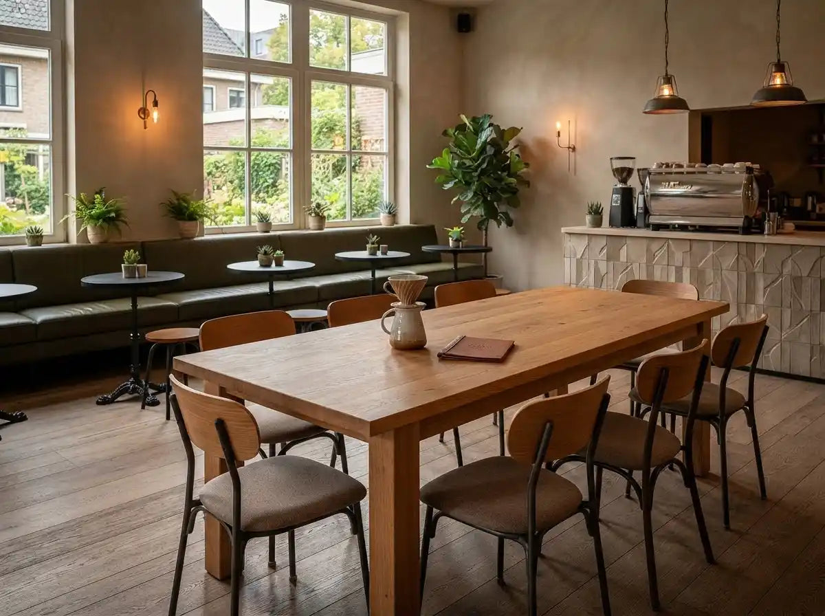 vloer lunchroom beschermeen tegen krassen
