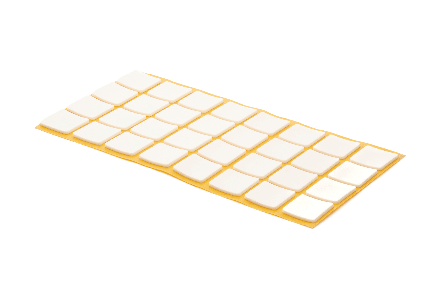 Anti-slip voetjes wit EPDM zelfklevend 2,5mm dik