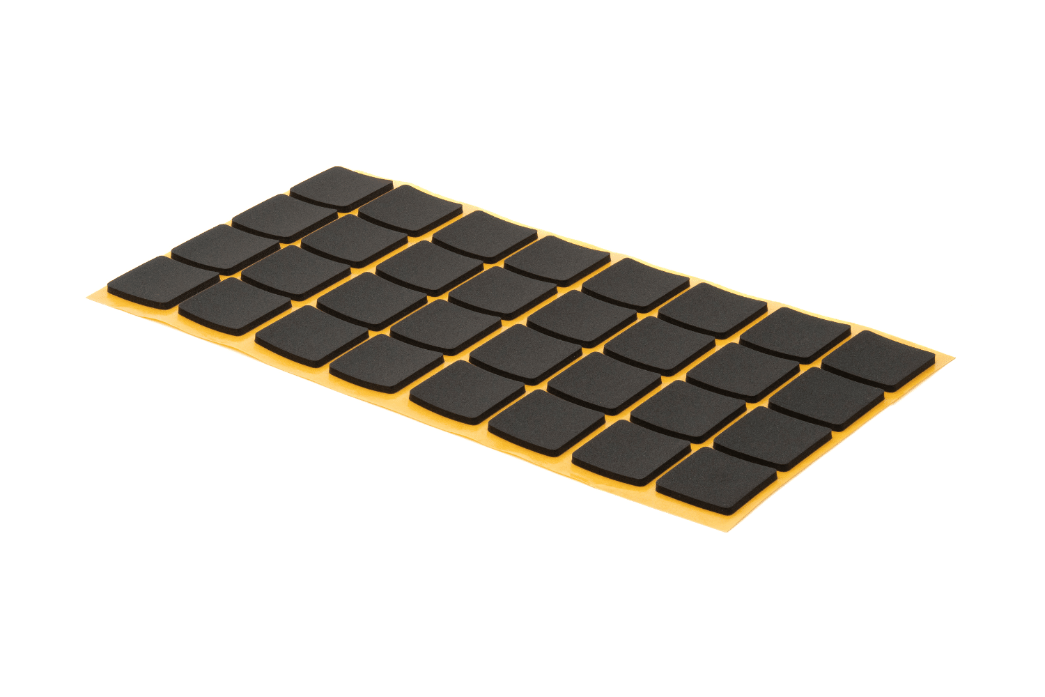 Anti-slip voetjes zwart EPDM zelfklevend 2,5mm dik