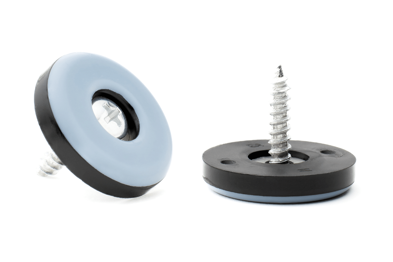 Glijnagel rond met Teflon en schroef (Extra sterk) - Stoeldopshop.nl