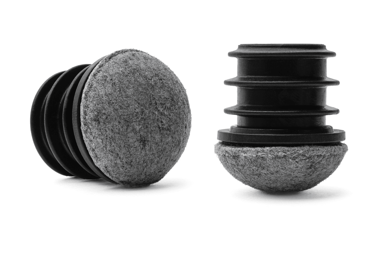 Insteekdop rond met vilt voor schuine poten - Premium+