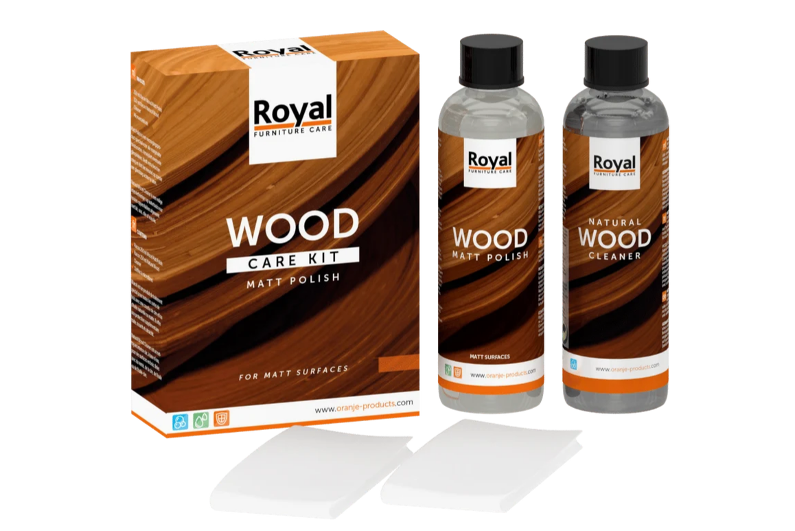 Wood Care Kit for Matt Polish - 250ml