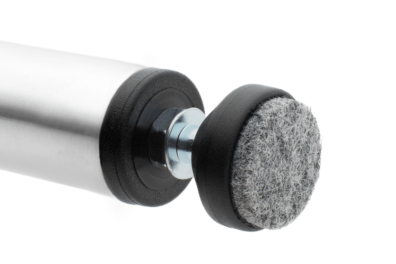 Stoelpoot verhoger met vilt - 3 cm - Ronde poot - Aan de poot