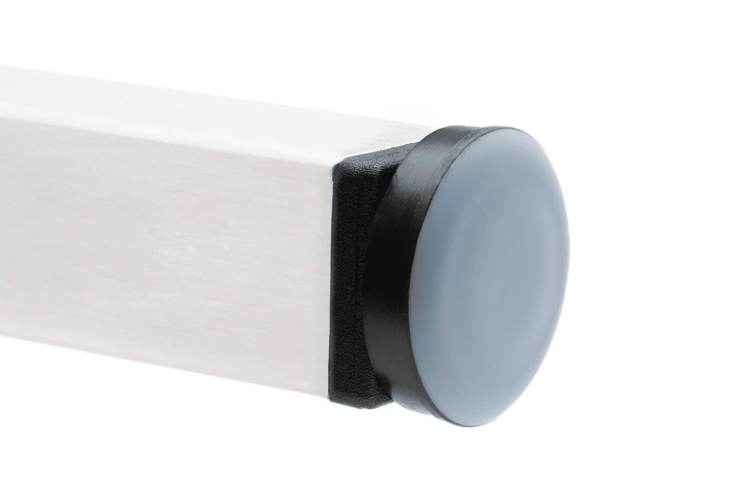 Teflon dop met schroefdraad in de poot