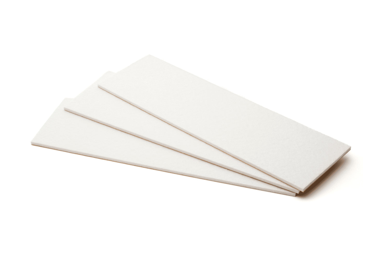 Zelfklevende Viltstrook 100cm bij 10cm - Wit
