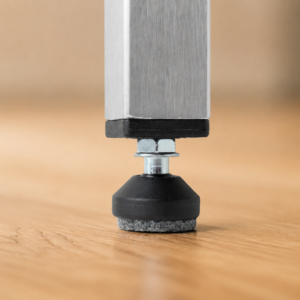Stoelpoot verhoger met vilt – 3 cm – Vierkante poot - interieur