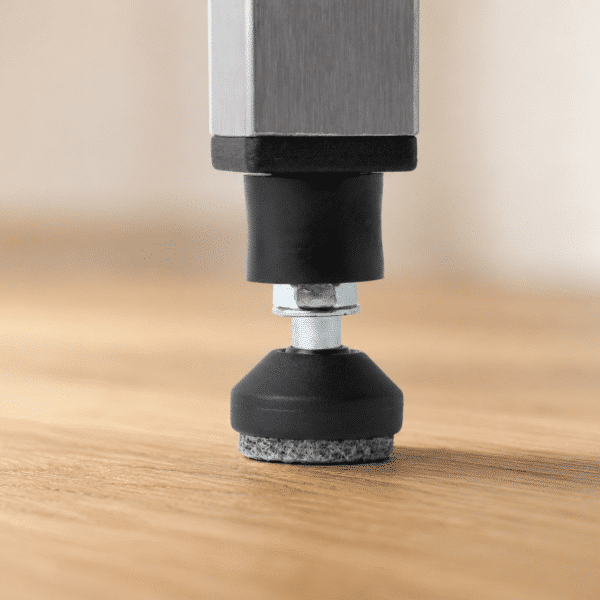 Stoelpoot verhoger met vilt – 4,5cm – Vierkante poot - interieur