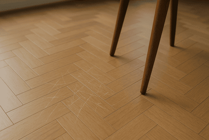 Hoe voorkom je krassen op houten vloer