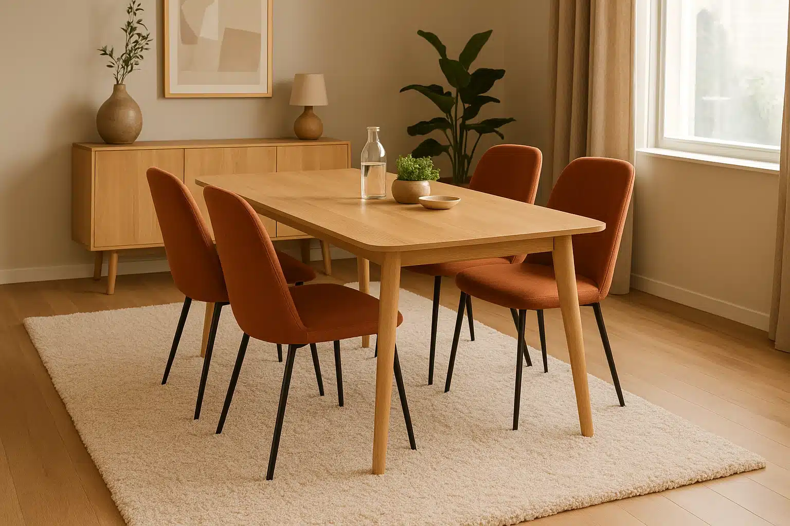 Zo voorkom je dat je tapijt verslijt door schuivende stoelen