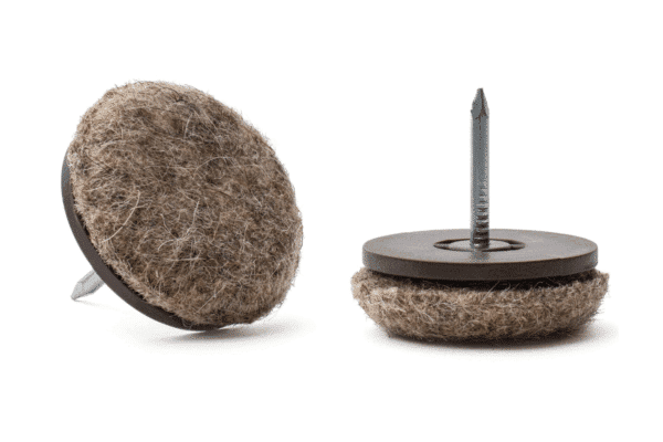 Glijnagel rond met vilt en spijker - premium+