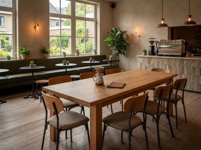 Vloer lunchroom beschermeen tegen krassen